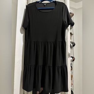 Nicole Miller Black Midi Dress
